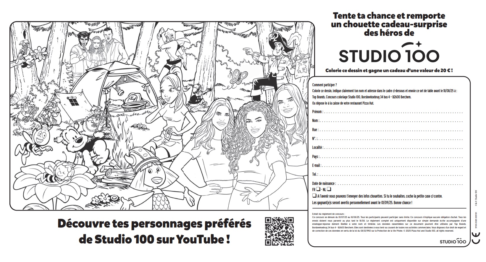  Concours de coloriage Studio100