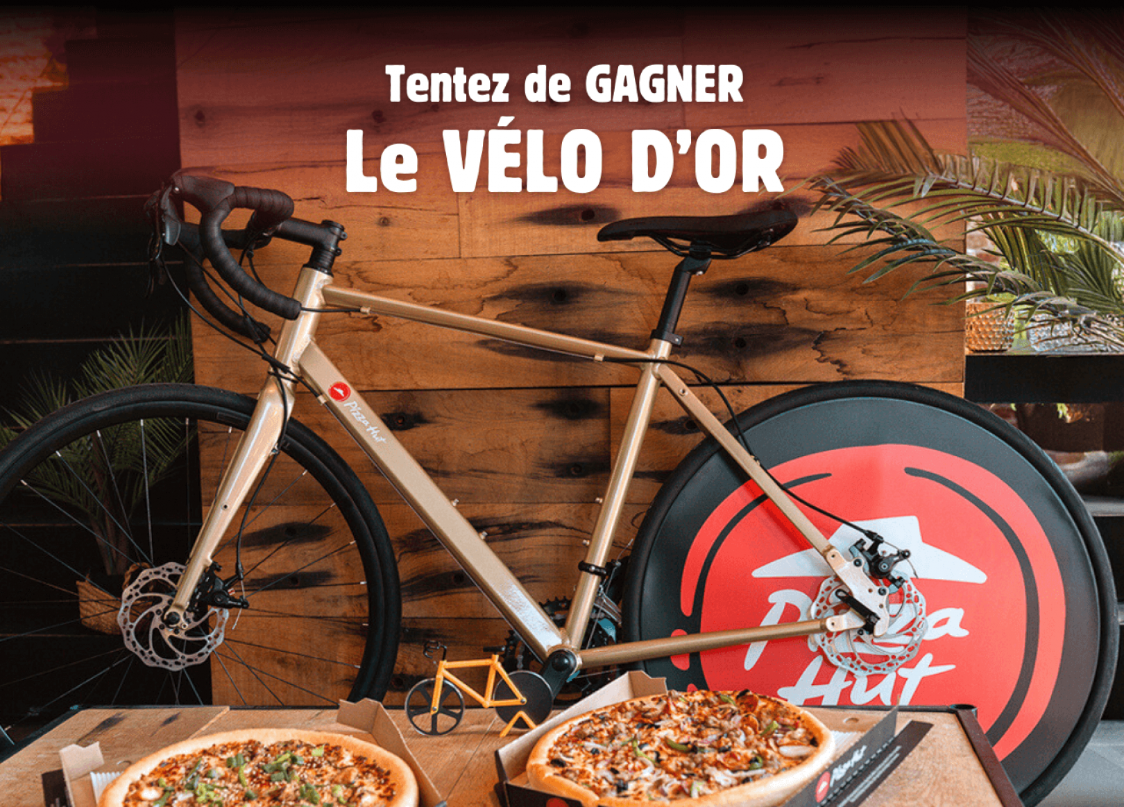 De Gouden Pizza Hut Koersfiets