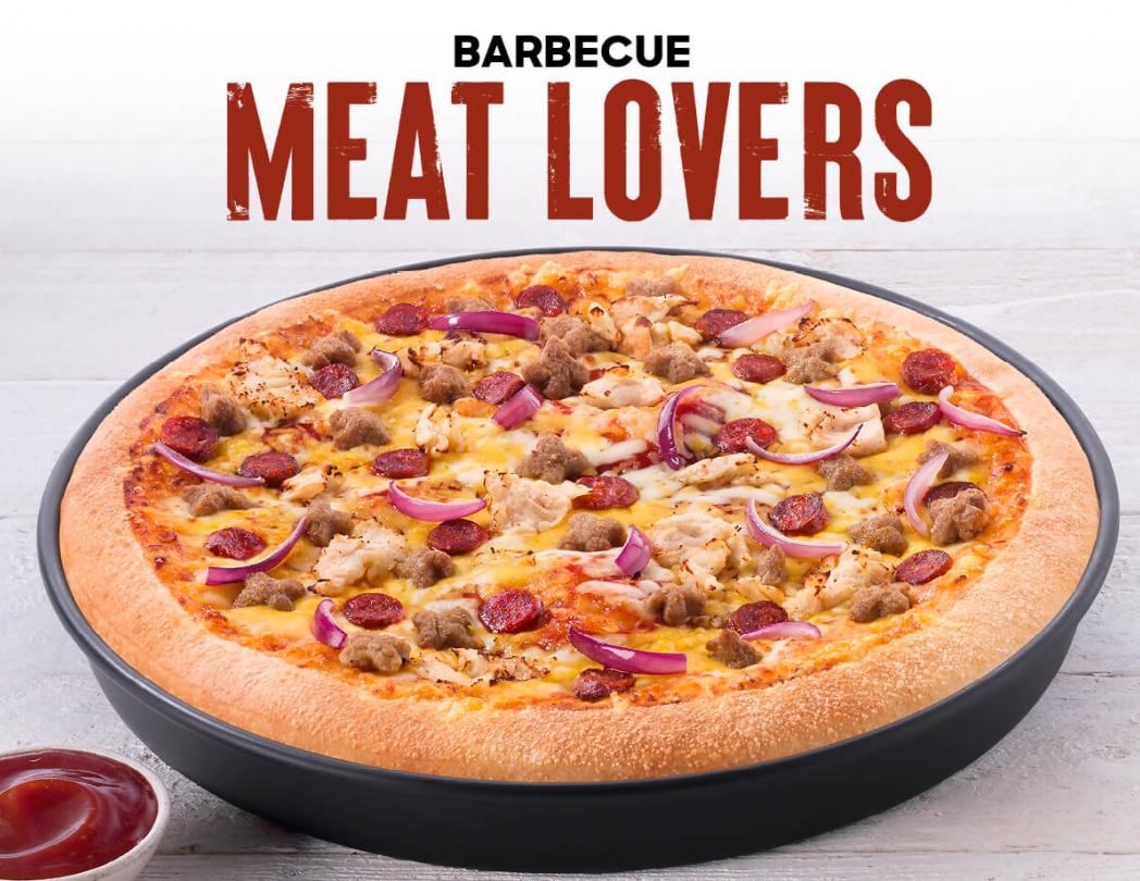 Pizza Hut BBQ Meat Lovers Pizza